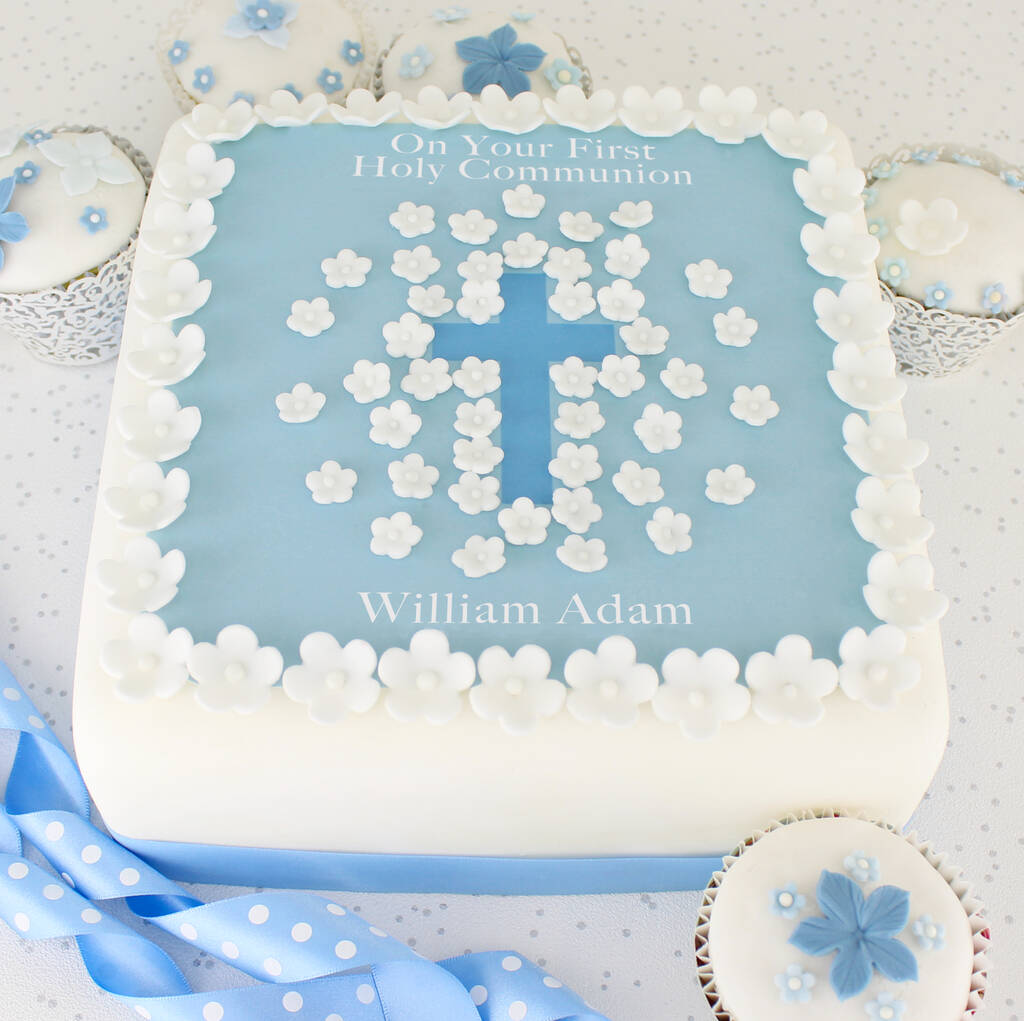 Personalised Name First Holy Communion Cake Topper – Quick Creations