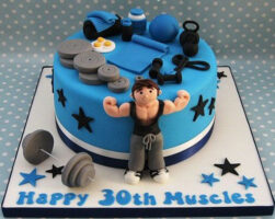 funny Cake Muscles