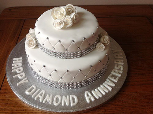 25th silver wedding anniversary cake | 25th wedding anniversary cakes, 25 anniversary  cake, Silver wedding anniversary cake