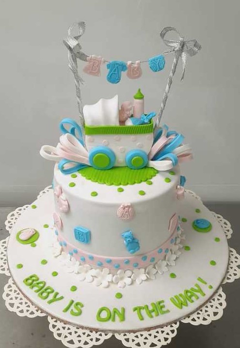 Baby Shower Cakes - Laurie Clarke Cakes, Portland Oregon
