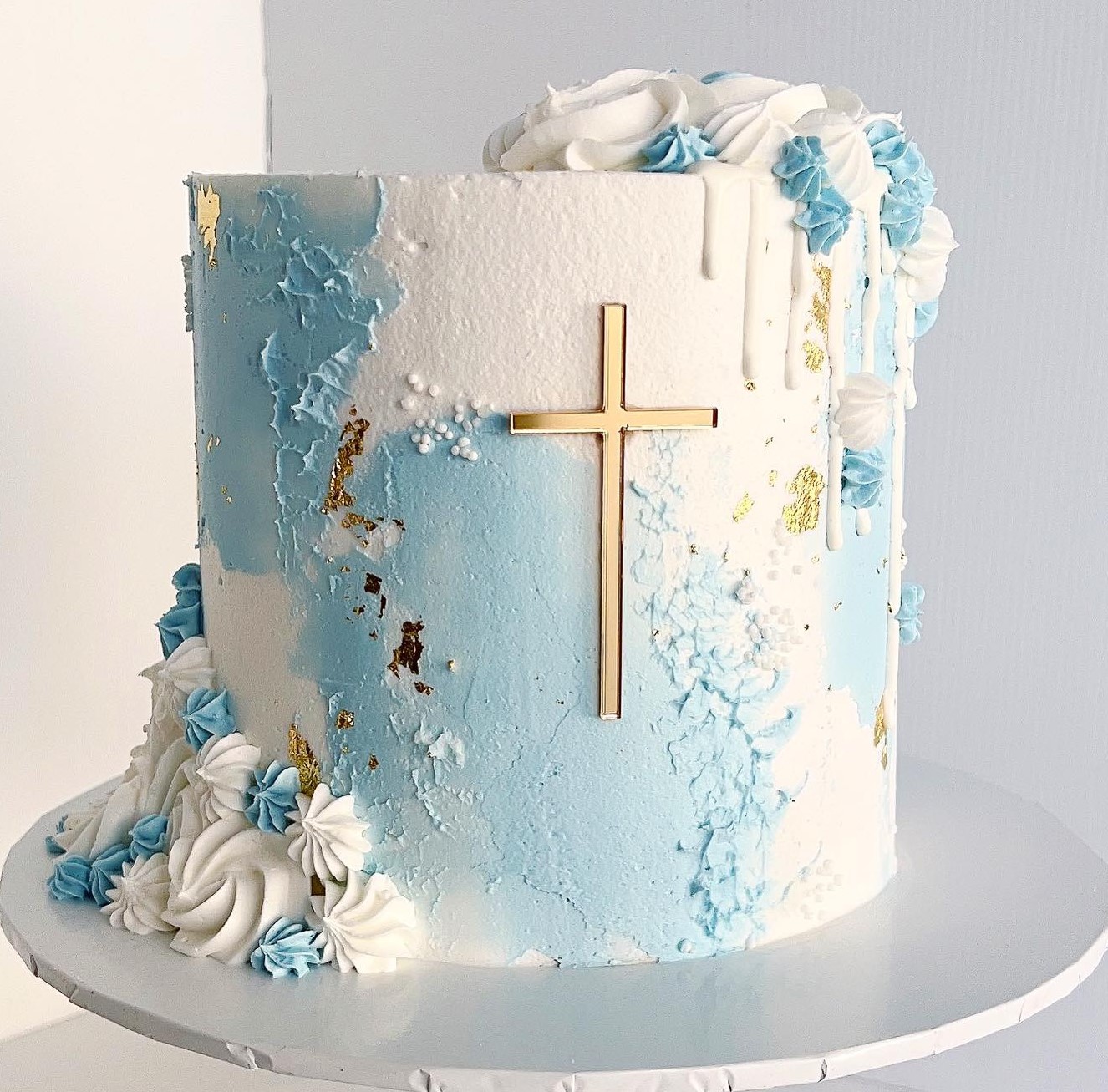 Baptism Tall Cake The Bake Shop